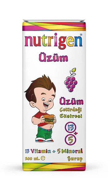 Nutrigen Üzüm Çekirdeği Ekstreli Vitamin Şurubu 200ml - 2