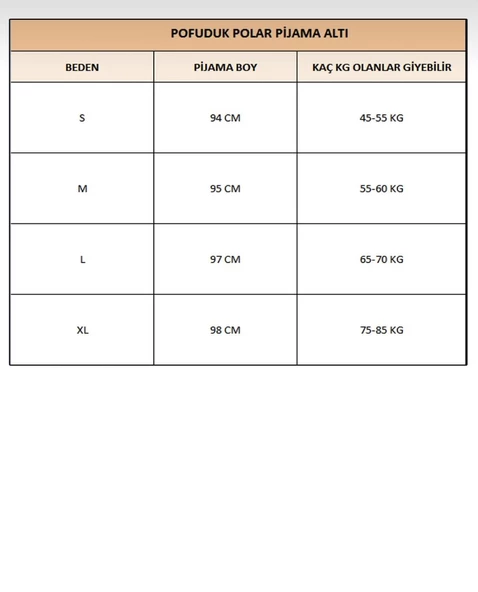 Altınay Kadın Cepli Lüx Pofuduk Polar Peluş Kışlık Pijama Altı - 8