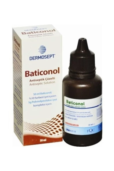 Dermosept Baticonol Antiseptik Çözelti 100 ml