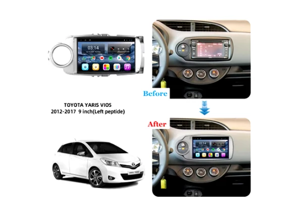 Toyota Yaris Multimedya (2012-2017) 2 GB RAM 32 GB Hafıza 4 Çekirdek Soundway - Resim 9