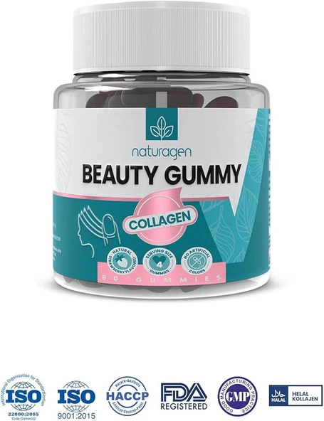 Naturagen Gummy 60 Adet Tip1&Tip3 Kollajen içeren Çiğnenebilir Form - 2