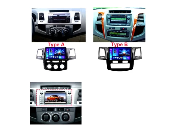 Toyota Hilux Multimedya A.K. (2006-2015) 2 GB RAM 32 GB Hafıza 4 Çekirdek Navibox - 11
