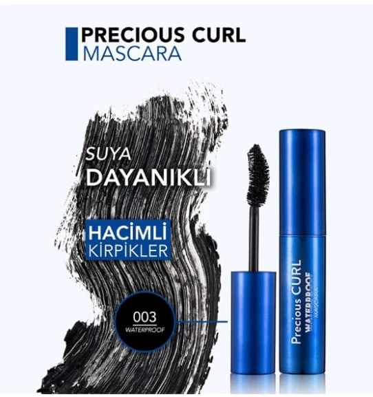 Flormar Precious Curl Maskara 003 Waterproof - 5