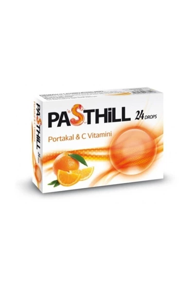 Pasthill Portakal & C Vitamini Pastil Drops 24'lü