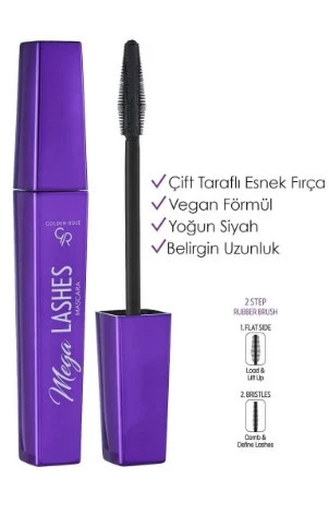 GOLDEN ROSE MASKARA & MEGA LASHES MASCARA