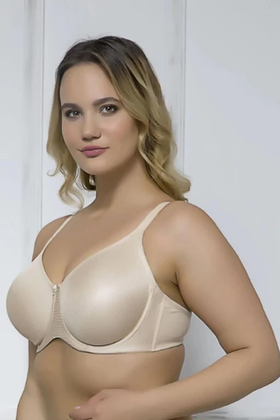 Moonlight 2165 Pamuk ( Cotton ) Minimizer Toparlayıcı Balenli Sütyen - Resim 5