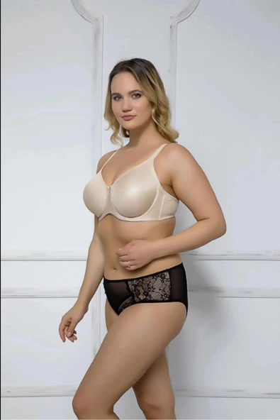 Moonlight 2165 Pamuk ( Cotton ) Minimizer Toparlayıcı Balenli Sütyen - Resim 10