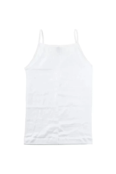 Berrak Kız Çocuk Ribana İp Askılı Atlet 2520 - 12 Adet  Beyaz 8 No: 11-12 Yaş - Resim 3