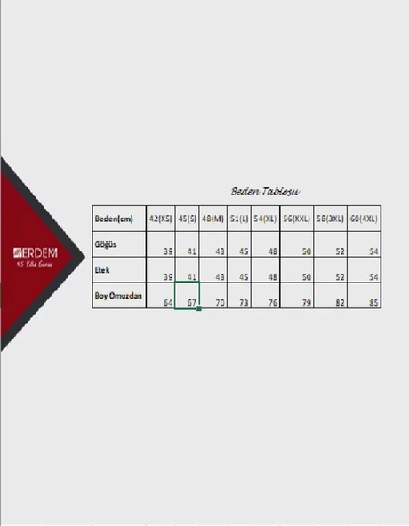 Erdem Erkek Ribana Kolsuz Kapalı Yaka Fanila Atlet 1195 - 6 Adet  Siyah 2XL - 2