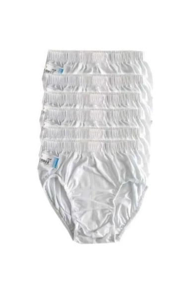 Berrak Erkek Çocuk Slip Külot 1550 - 12 Adet  Beyaz 3 No:4-5 Yaş