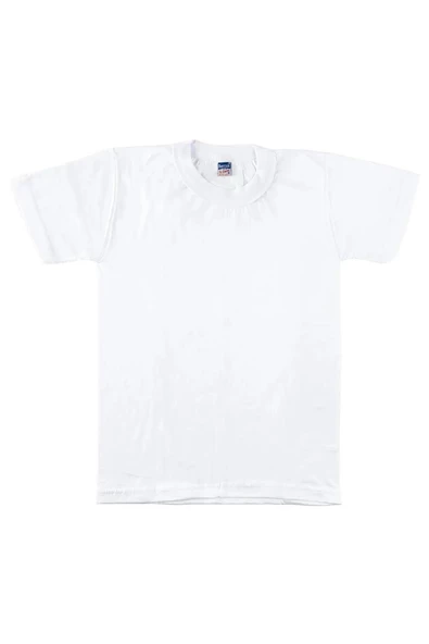 Berrak Erkek Çocuk Sıfır Yaka Penye Fanila Atlet 1503 - 6 Adet  Beyaz 1 No:1-2 Yaş - Resim 2