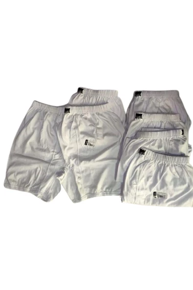 Tutku Erkek %100 Pamuklu Paçalı Külot  0110 - 12 Adet  Beyaz XL - 3