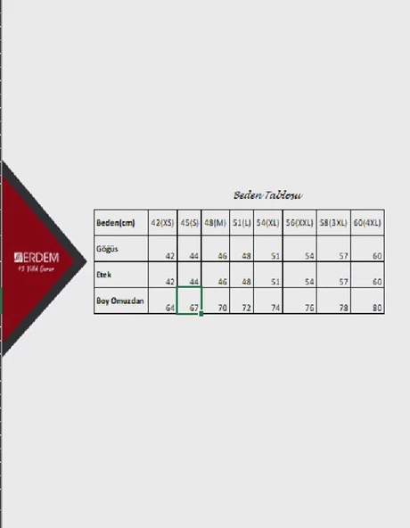 Erdem Erkek V Yaka Kısa Kol Fanila Atlet 1167 - 6 Adet  Beyaz M - 2