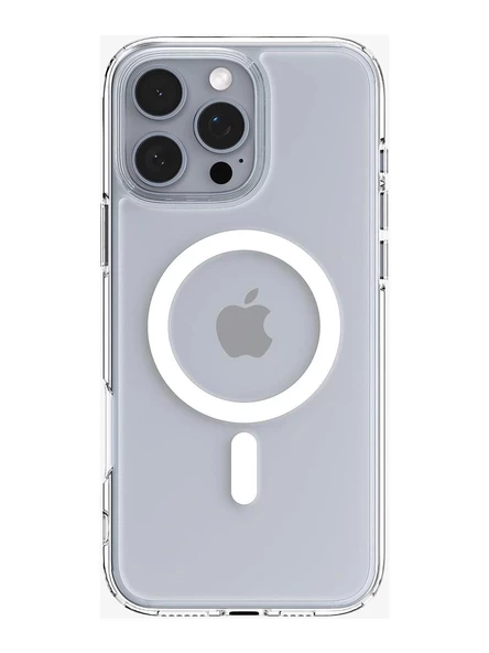 iPhone 16 Pro Kılıf Crystal MagSafe Özellikli Şeffaf ürün görseli