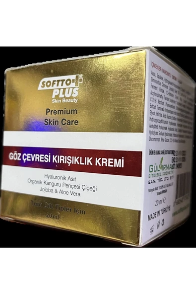 Softto Plus Göz çevresi Kremi 20 ML - 2