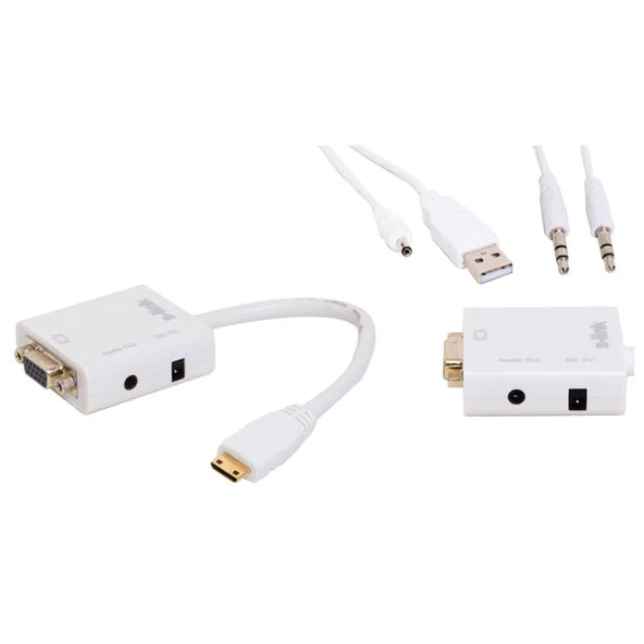 S-LINK SL-MHVS15 MİNİ HDMI TO VGA+AUDİO ÇEVİRİCİ ürün görseli 1