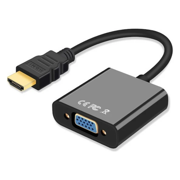 POWERMASTER PM-2162 HDMI TO VGA ÇEVİRİCİ ADAPTÖR SES ÇIKIŞSIZ (C-30) - Resim 2