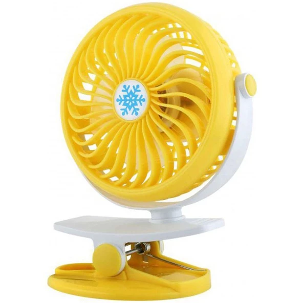 POWERMASTER ML-F168 MASAÜSTÜ KLİPSLİ 3 KADEME HIZ AYARI USBLİ FAN VANTİLATÖR - 2