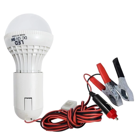 SEYYAR LED AMPÜL 12V 5W BEYAZ ARAÇ AKÜ MAŞALI RANCHI RC-12896