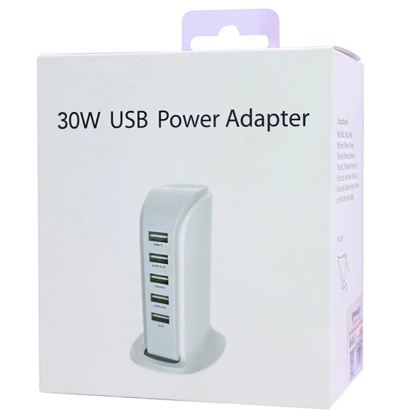 POWERMASTER MULTIPLEXER 5 KANAL 5 VOLT - 4 AMPER - 20 WATT USB GÜÇ İSTASYONU - 2