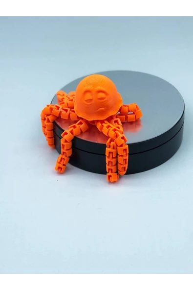 3d Hareketli Deniz Anası Oyuncak & Masa Dekoru -turuncu - Resim 4