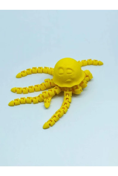3d Hareketli Deniz Anası Oyuncak & Masa Dekoru -sarı - Resim 2
