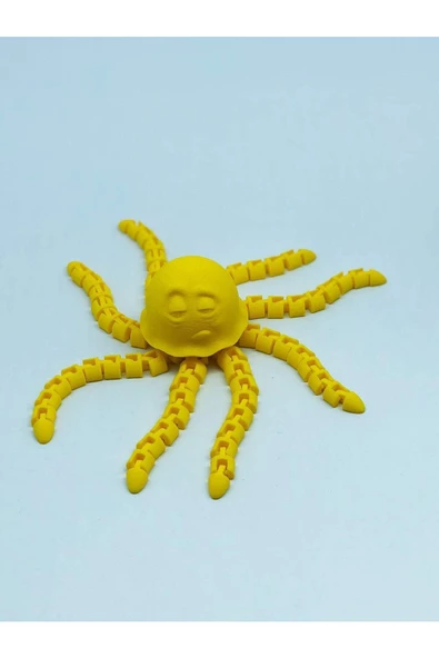3d Hareketli Deniz Anası Oyuncak & Masa Dekoru -sarı - Resim 3