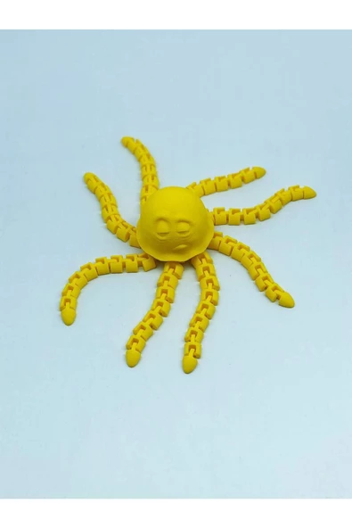 3d Hareketli Deniz Anası Oyuncak & Masa Dekoru -sarı - Resim 4