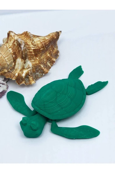 3d Hareketli Kaplumbağa Figürlü Oyuncak - Yeşil - Resim 5