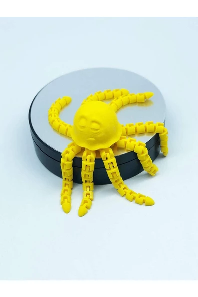 3d Hareketli Deniz Anası Oyuncak & Masa Dekoru -sarı - Resim 5