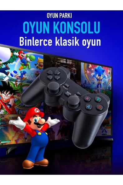 Oyun Konsolu 10000 Oyunlu Game Stick Lite 4k 64 Gb Oyun Kolu