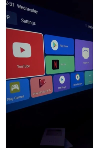 4K Ultra HD Projektör Android İşlemcili Taşınabilir Multimedia Tabanlı Ev Ve Ofis Tipi - 5