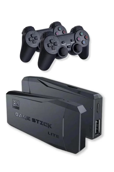 ATARİ  4khd Retro Game Stick 90 Lı Yıllar Atari Makinası Oyunları 20000 Oyunlu Konsolu - 5