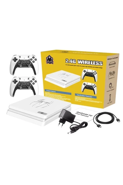 M5 Game Box 2.4G 10K ultra HD 64 GB TV GAME BOX android 12.1 TV 2 Adet Oyun Konsolu uyumlu - 6