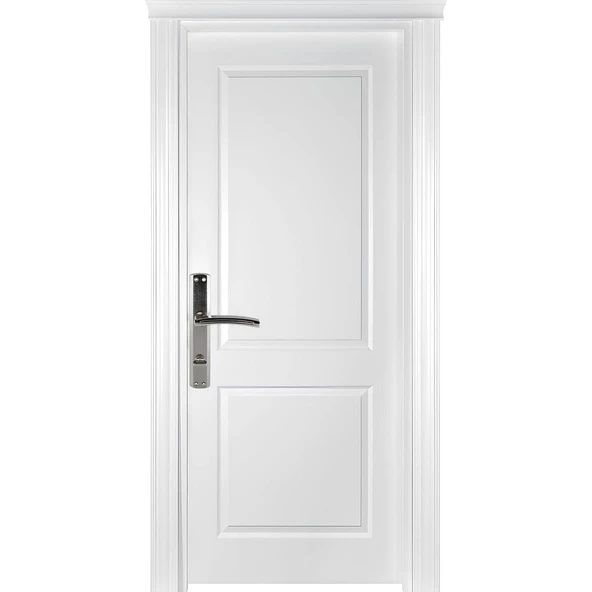 Armoni WC Banyo Kapı Kolu Nikel İnox Aynalı Sağa Sola Uygun İç Dış Wc Kapısı Kilitlenebilir 1 Takım - Resim 5