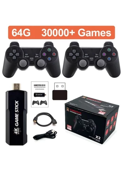 Oyun Konsolu 10000 Oyunlu Game Stick Lite 4k 64 Gb Oyun Kolu - 5