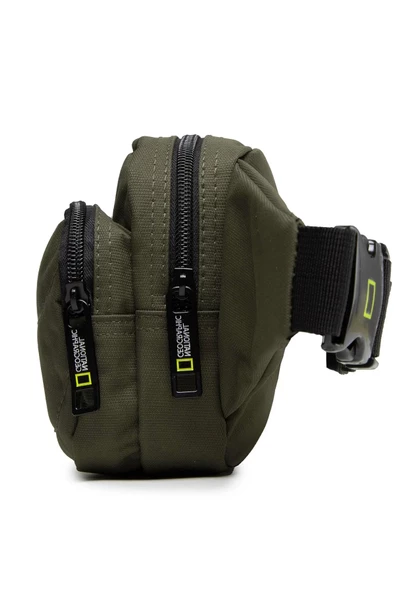 National Geographic Çok Gözlü Unisex Bel Çantası Haki N00718.11 - Resim 3