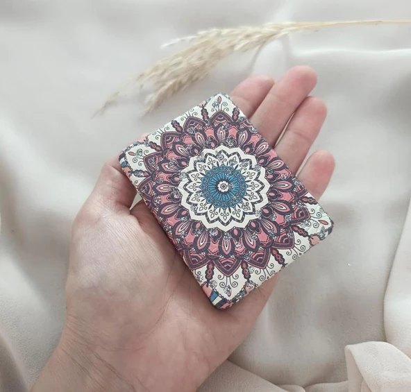 Ayna Makyaj Aynası Model Cep El Aynası Çanta Seyahat Taşınabilir - Resim 2