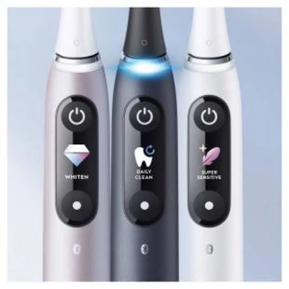 Oral-B iO 9 Siyah/Pembe 2'li Şarjlı Diş Fırçası Seti - 6