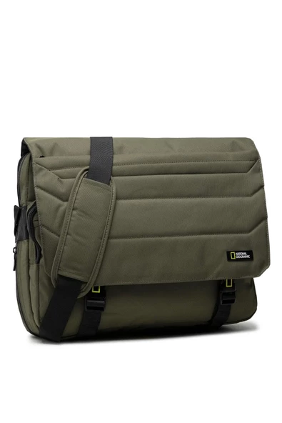 National Geographic Erkek Postacı Çantası Haki N00709.11 - Resim 2