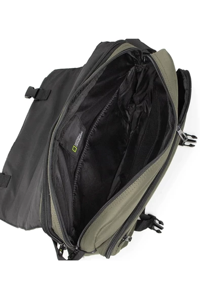 National Geographic Erkek Postacı Çantası Haki N00709.11 - Resim 5