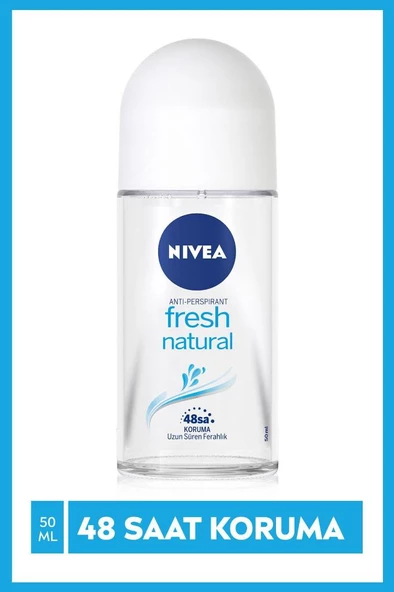 Nivea Kadın Roll-on Deodorant Fresh Natural 50 Ml,48 Saat Anti-perspirant Deodorant Koruması