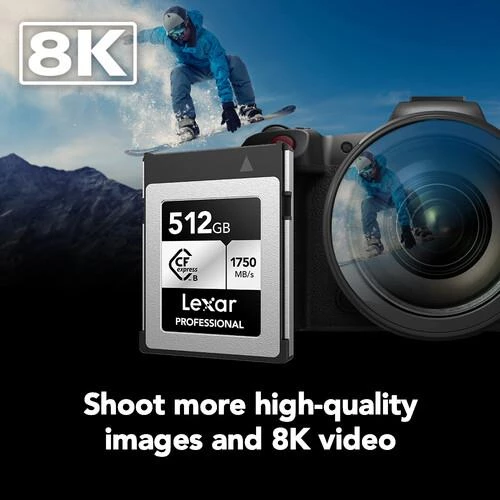 Lexar 512GB CFexpress Type B 1750Mb/1300Mb Hafıza Kartı - 6