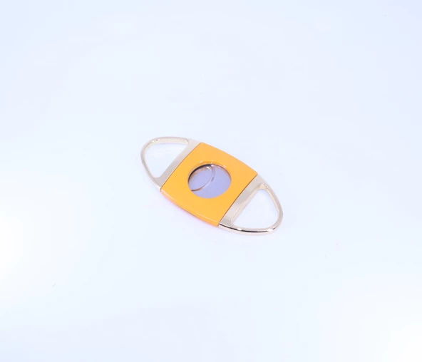 Cohiba Puro Makası/Kesici - Mat Sarı/Rosegold - Resim 4