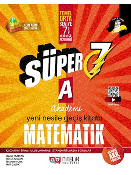 NİTELİK 7.SINIF SÜPER MATEMATİK SORU KİTABI (A)