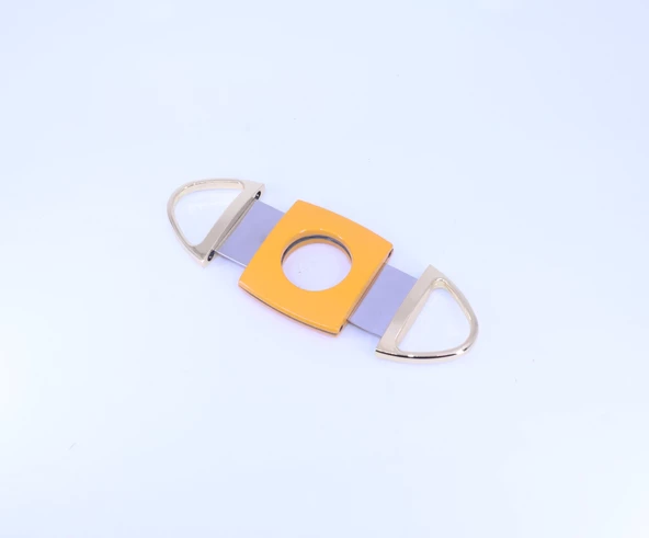 Cohiba Puro Makası/Kesici - Mat Sarı/Rosegold - Resim 2