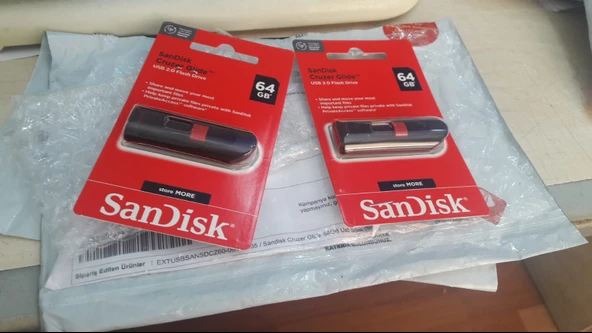 64 Gb Sandisk Cruzer Glide Sdcz60-064G-B35 Usb 2.0 Flash Bellek - 3