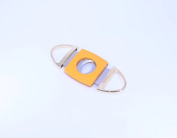 Cohiba Puro Makası/Kesici - Mat Sarı/Rosegold - Resim 3