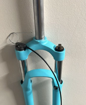 SUNTOUR 27.5" MD-981 RL/O Disk Fren, Gidondan Kilitli Amortisörlü Maşa - Mat Turkuaz - 2