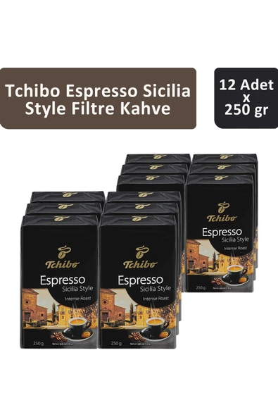 Tchibo Espresso Sicilia Style Filtre Kahve 250 gr x 12 Adet ürün görseli